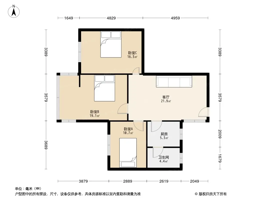 东四街141号院户型图