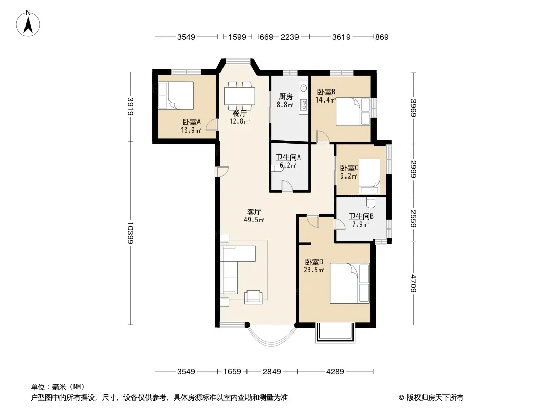 香堤湾户型图