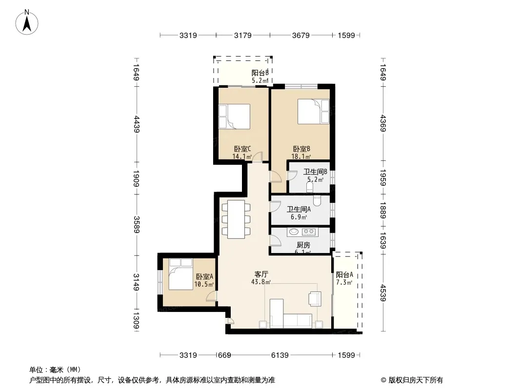 交大银座户型图