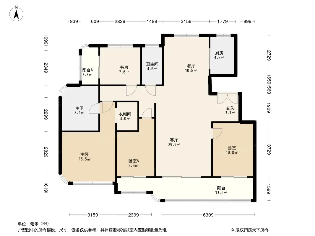 白鹭凤林小区户型图