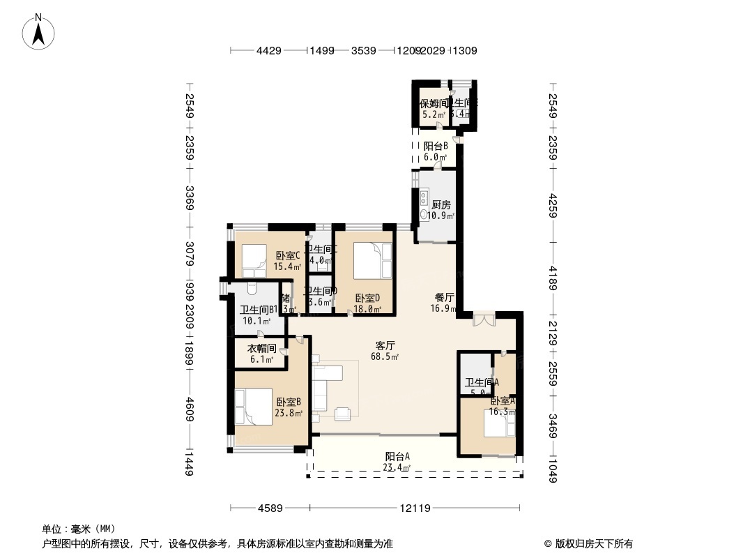 恒裕滨城二期户型图