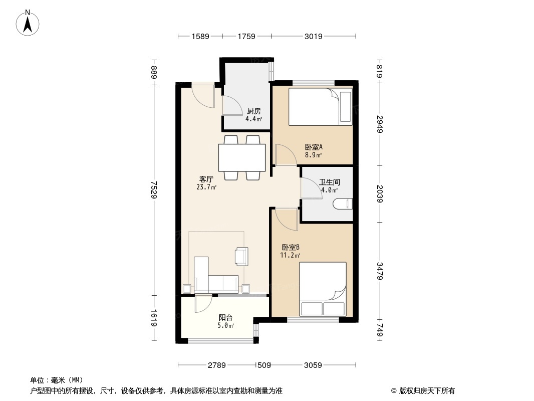 荣盛锦绣御景户型图