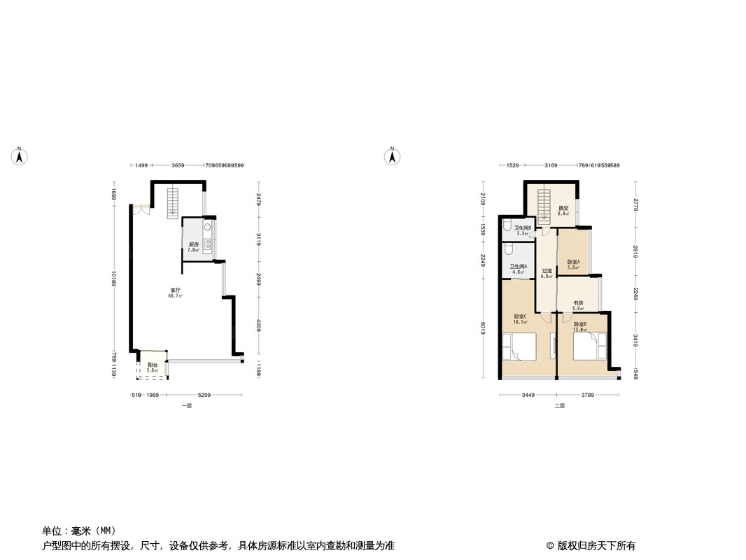 珑门户型图