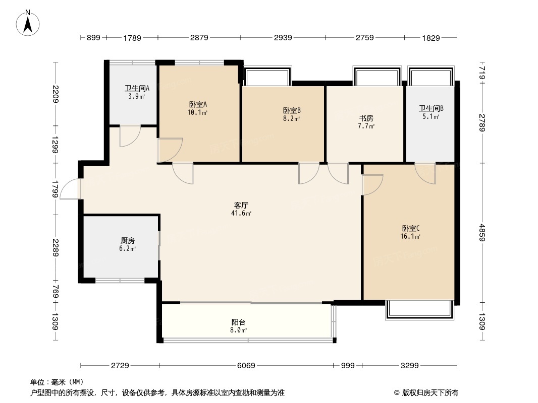 华侨城天鹅堡(金沙洲)户型图