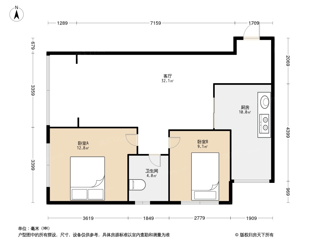 古渡春色户型图