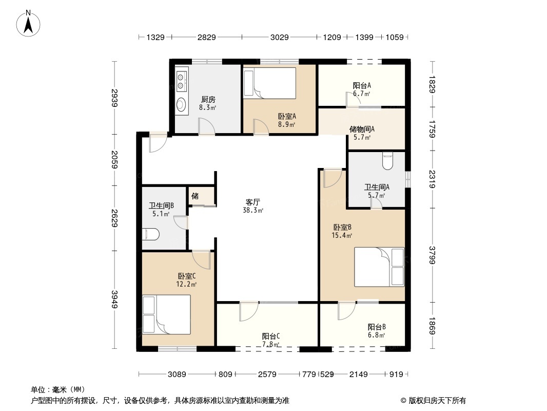 金辉中央云著户型图