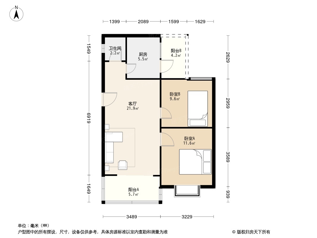 溉塘一村户型图