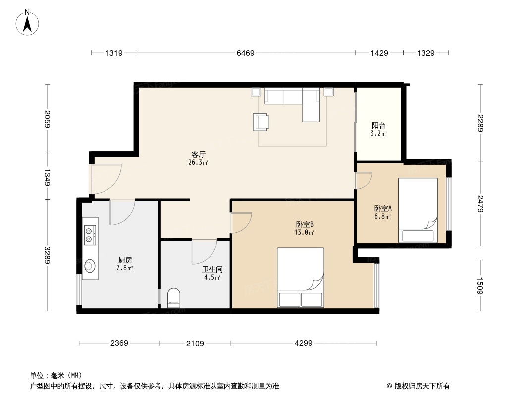 融汇国际温泉城·上筑户型图