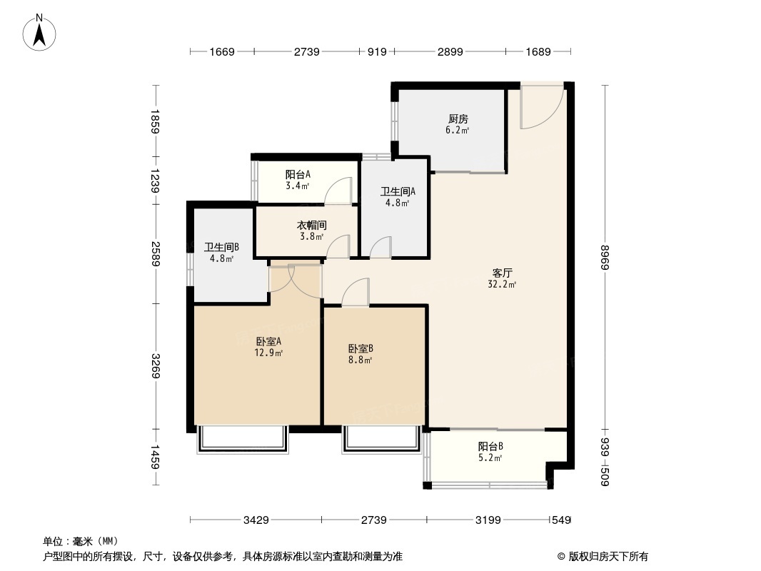 旭辉江山户型图