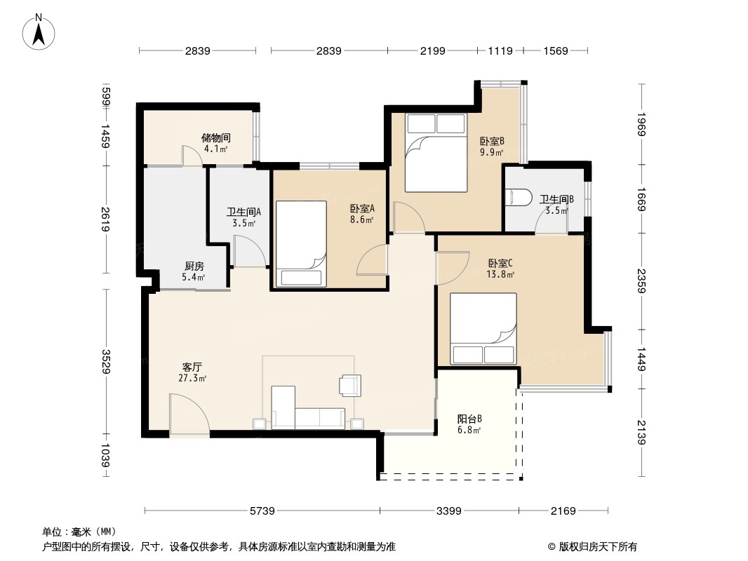 春风与湖户型图