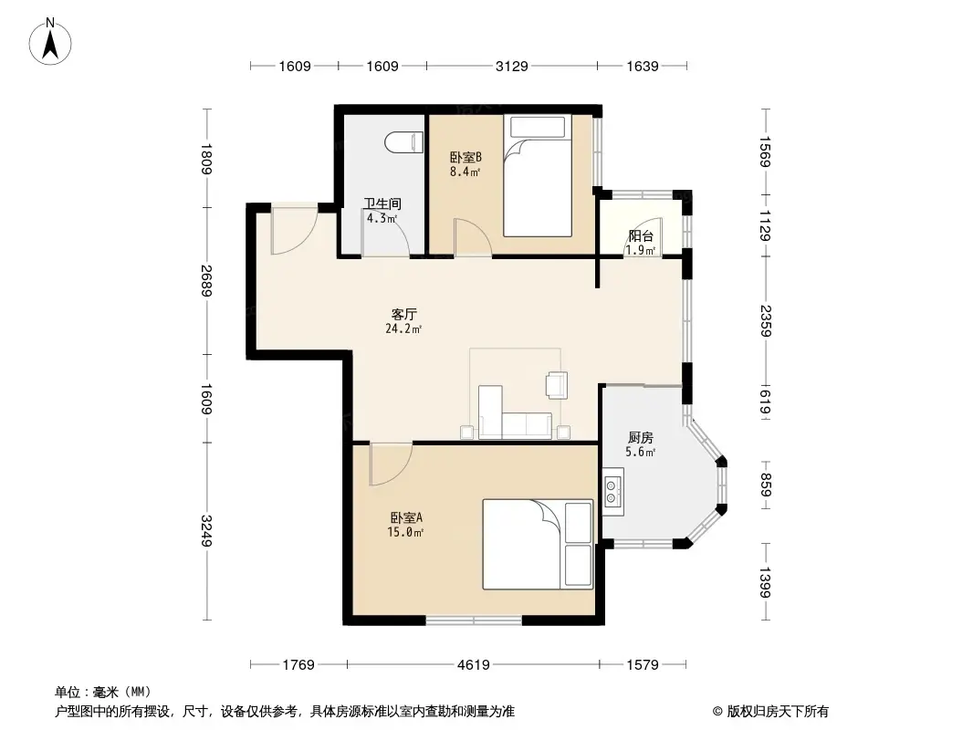 恒宇中德国际花园户型图