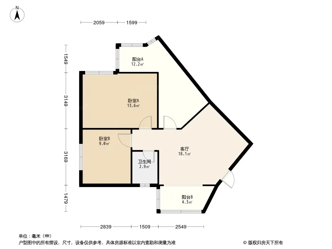 端月里户型图