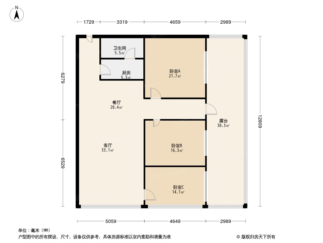 晓港湾惠侨苑户型图