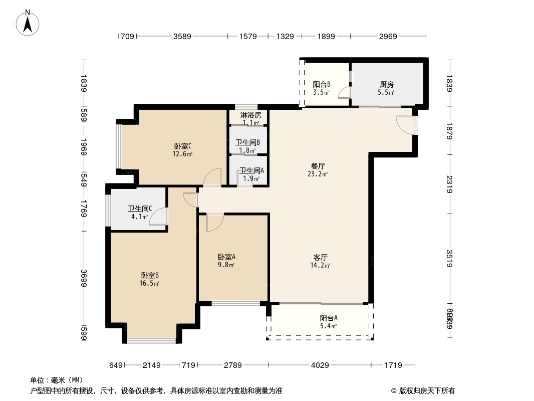 金科星辰户型图