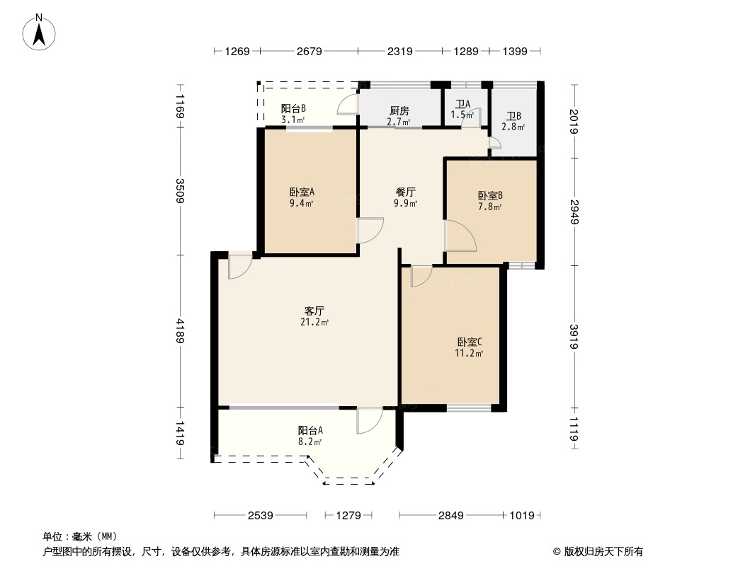 如意花园户型图