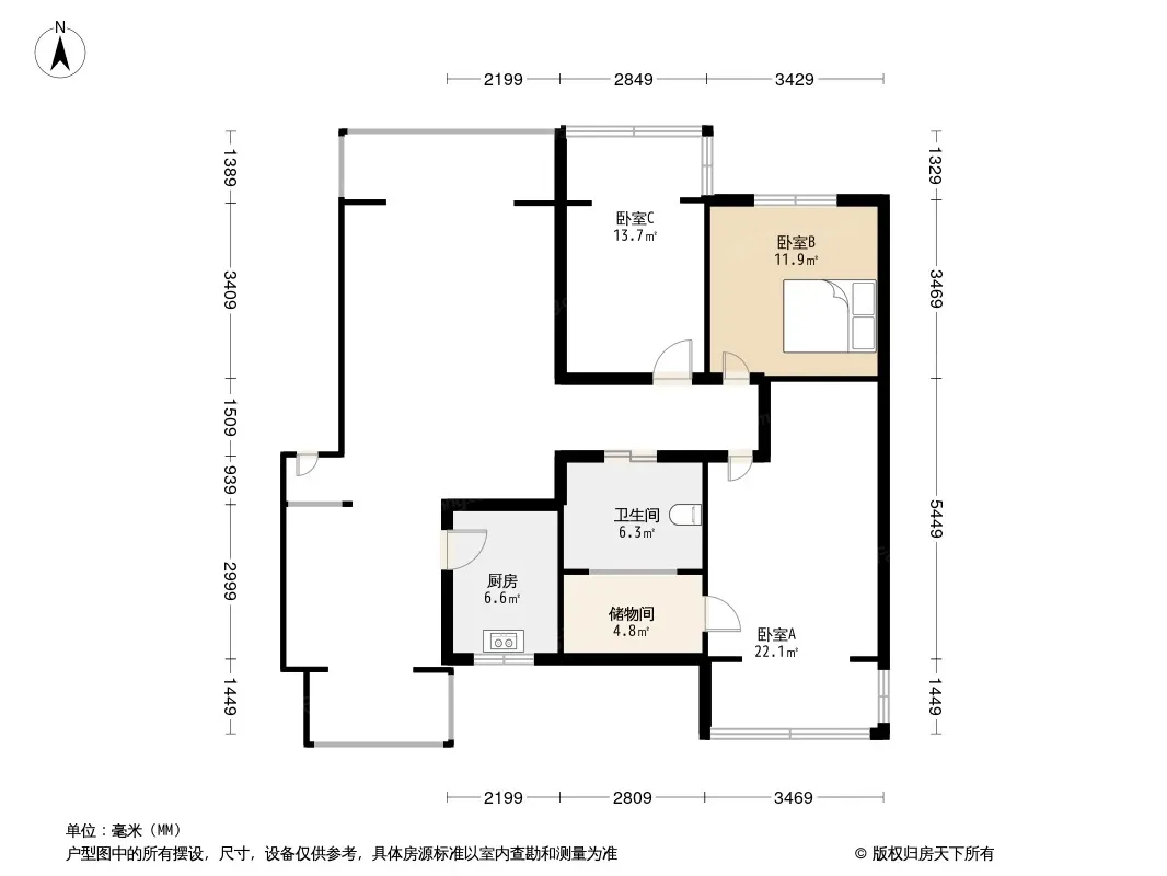 都江花园户型图