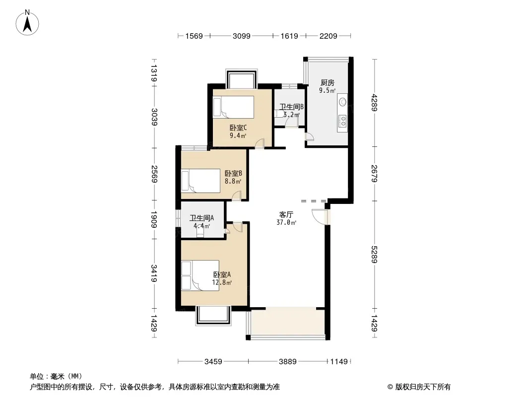清溪瑞园户型图