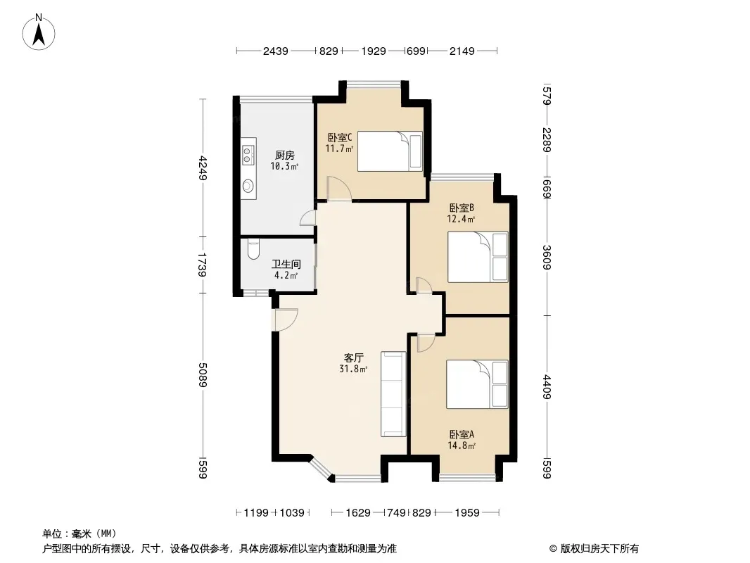 丽景花园户型图