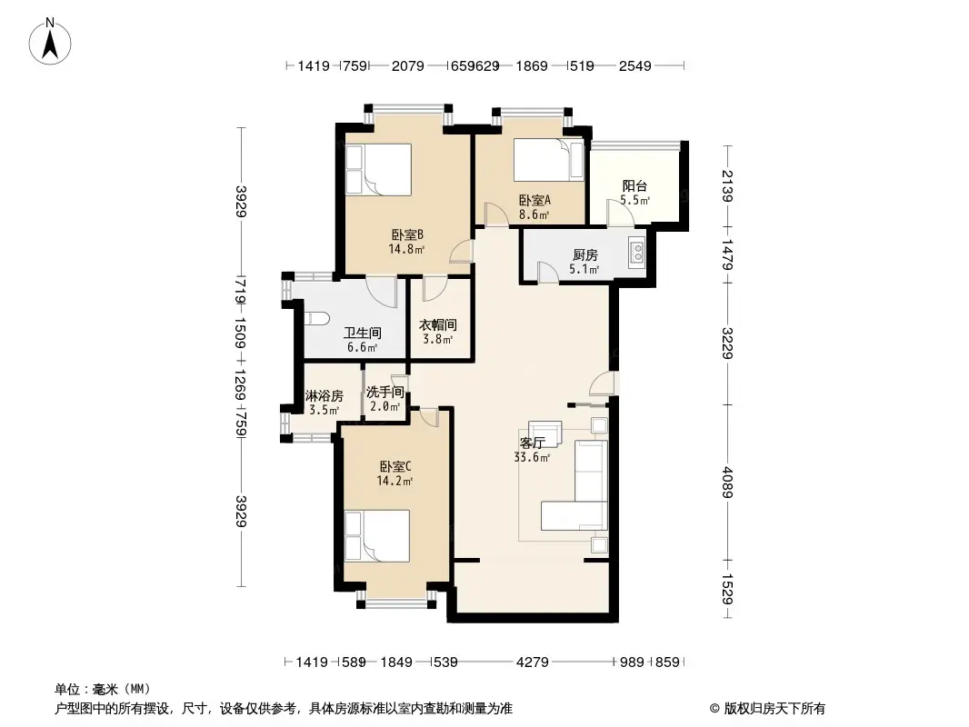 江岸在水一方户型图