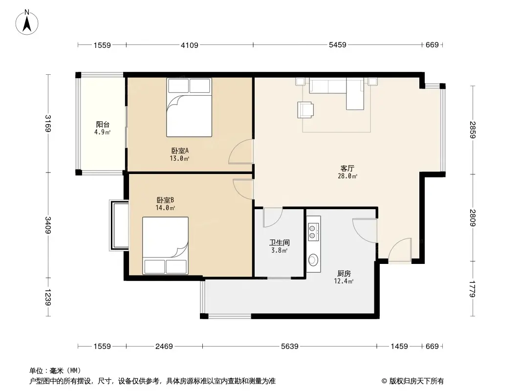 富临清江雅居户型图