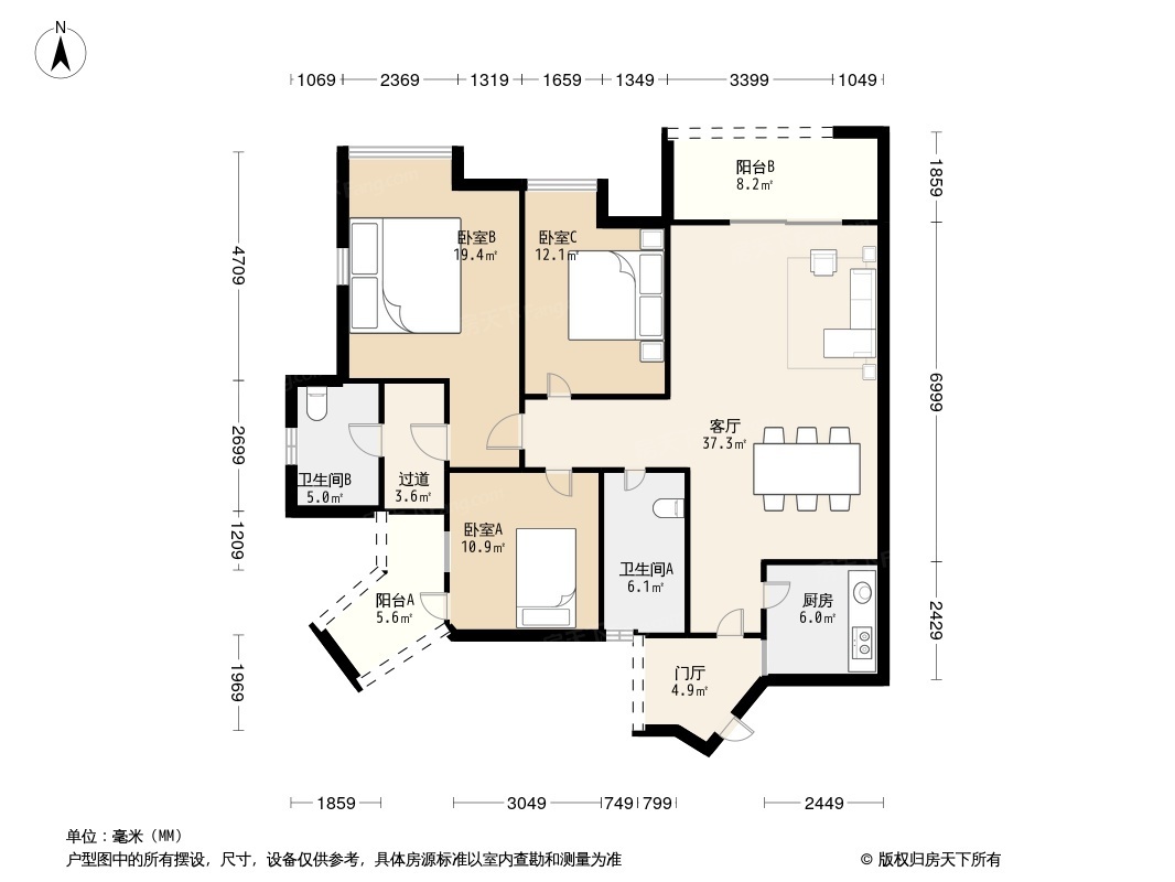 首创鸿恩国际生活区户型图