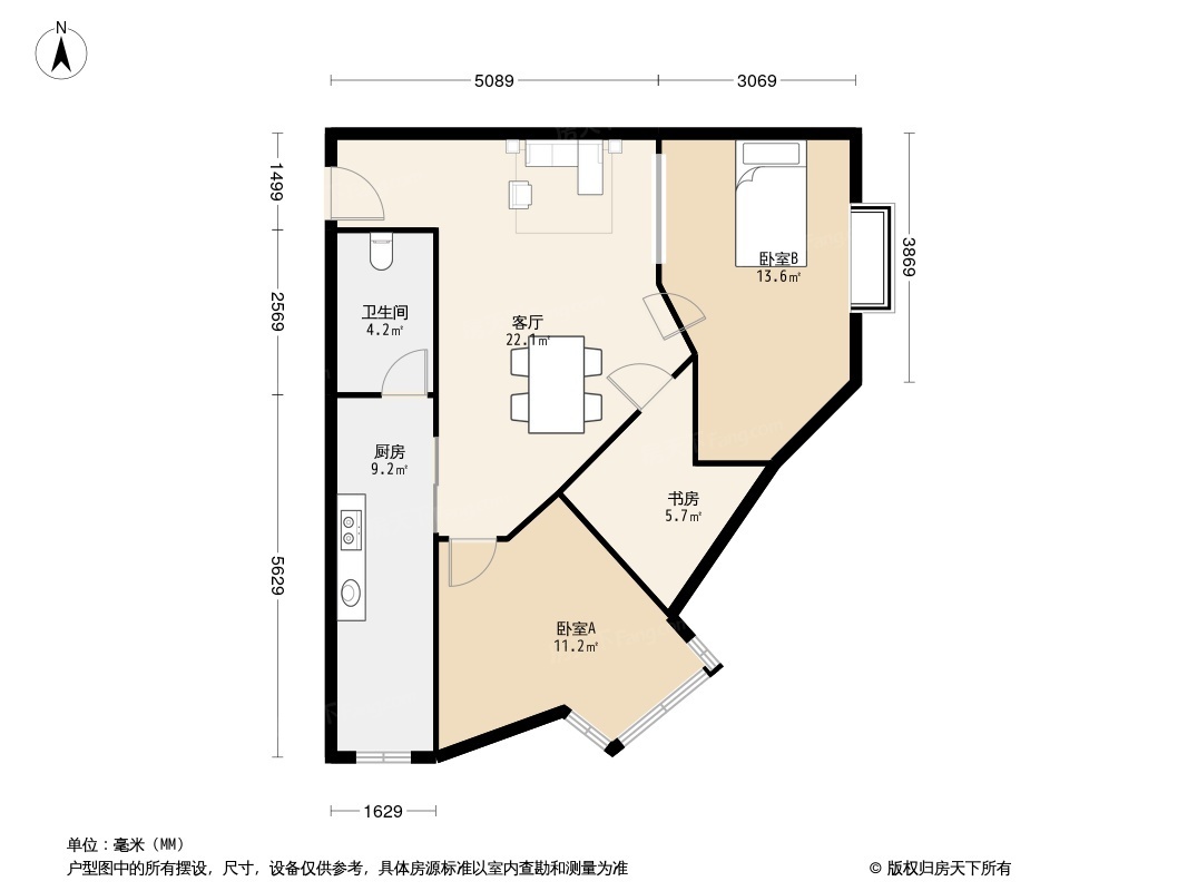 金江大厦户型图