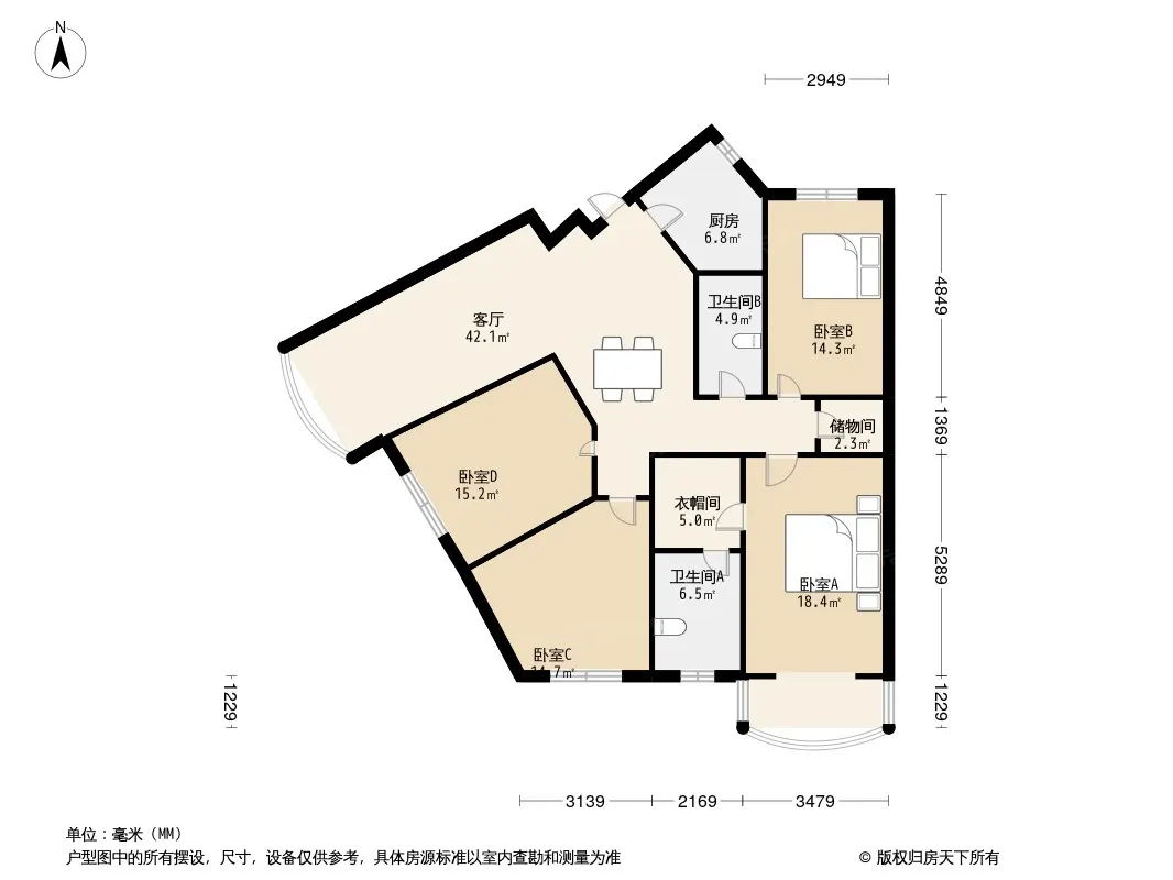 原景晓筑户型图