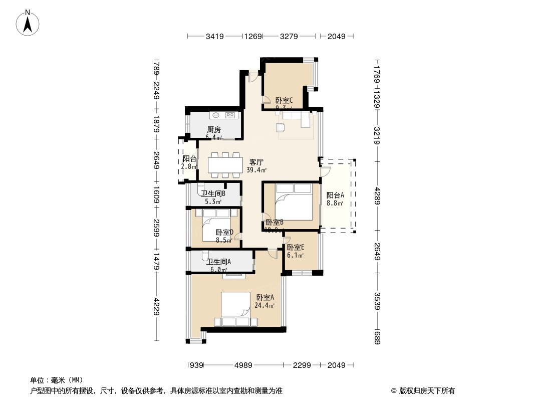 银信中心二期户型图