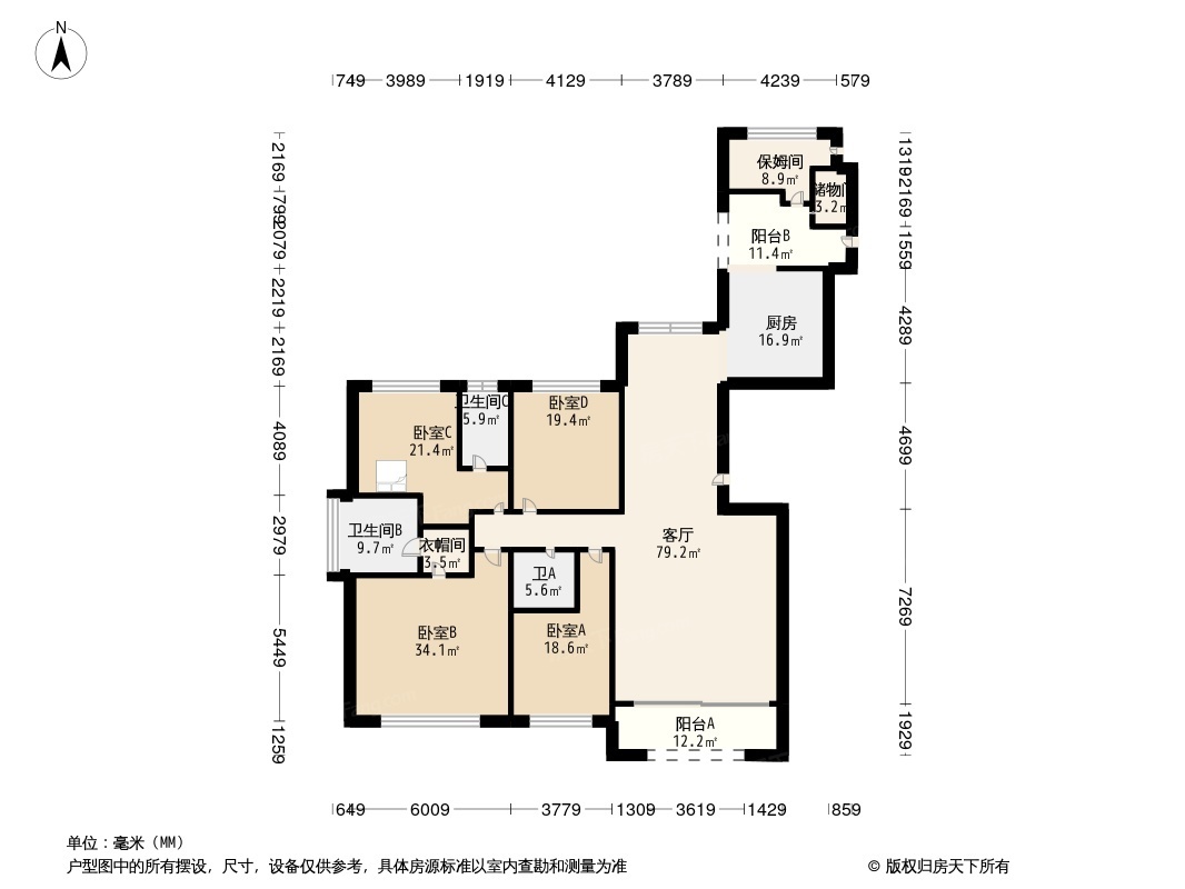 新锦安壹号公馆户型图