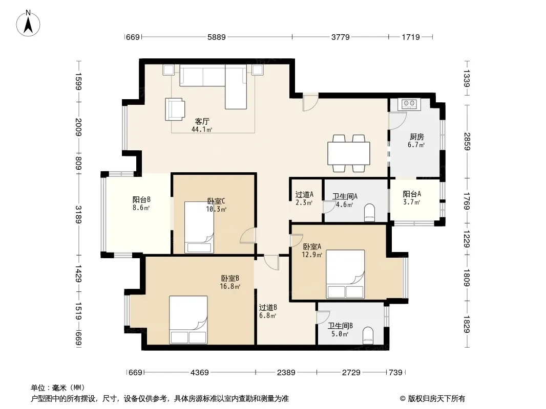 山水年华户型图