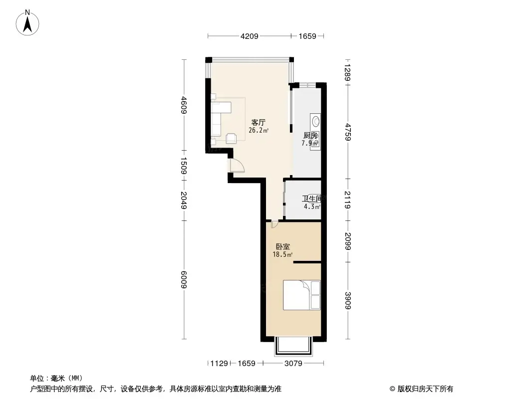 都仕闲庭户型图