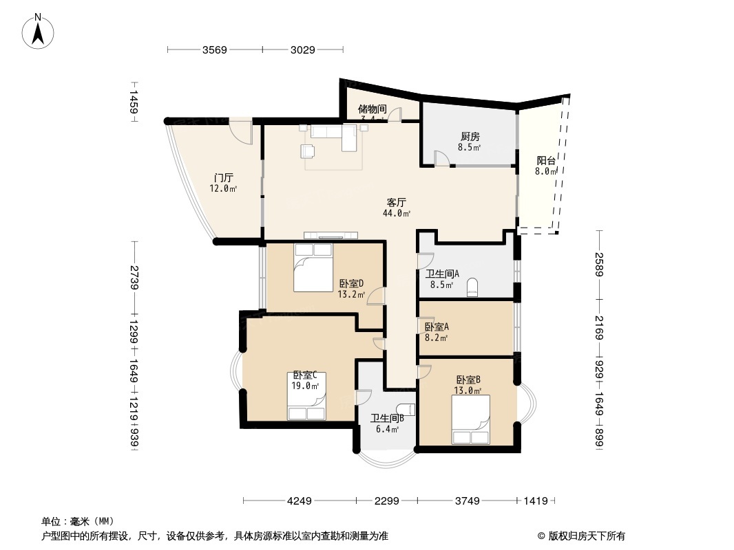 博雅庭韵户型图