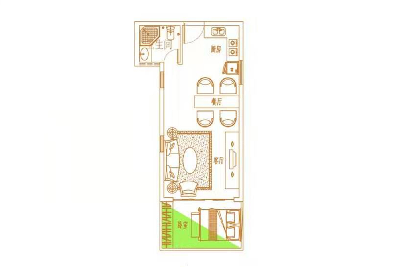 户型图:D2户型