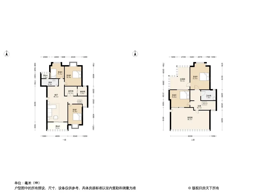 在水一方户型图
