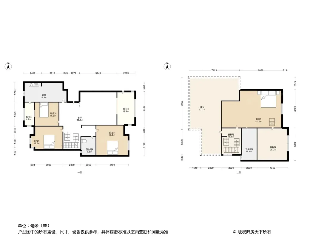 上上城户型图