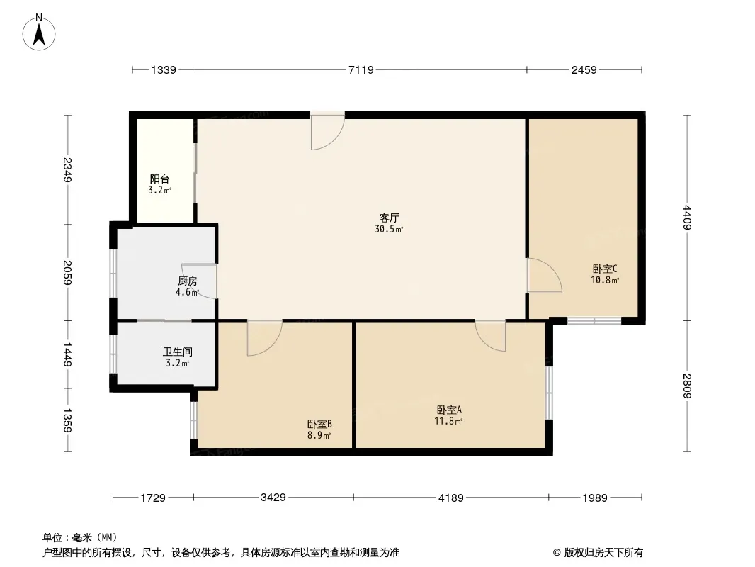 鹤盛路福盛花苑户型图