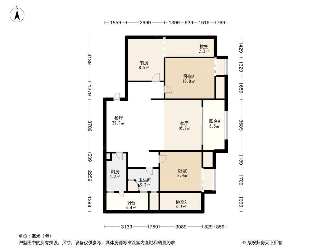 恒产锦绣江南户型图