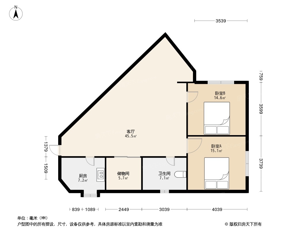 星都花园户型图