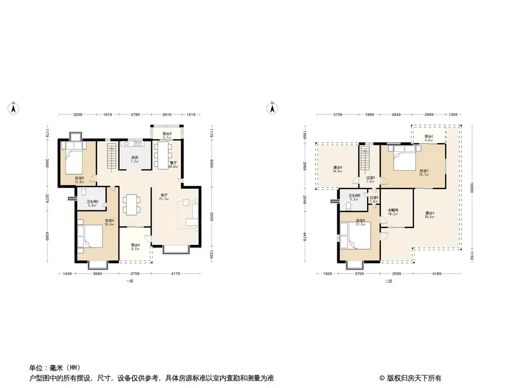 坡景香樟林户型图