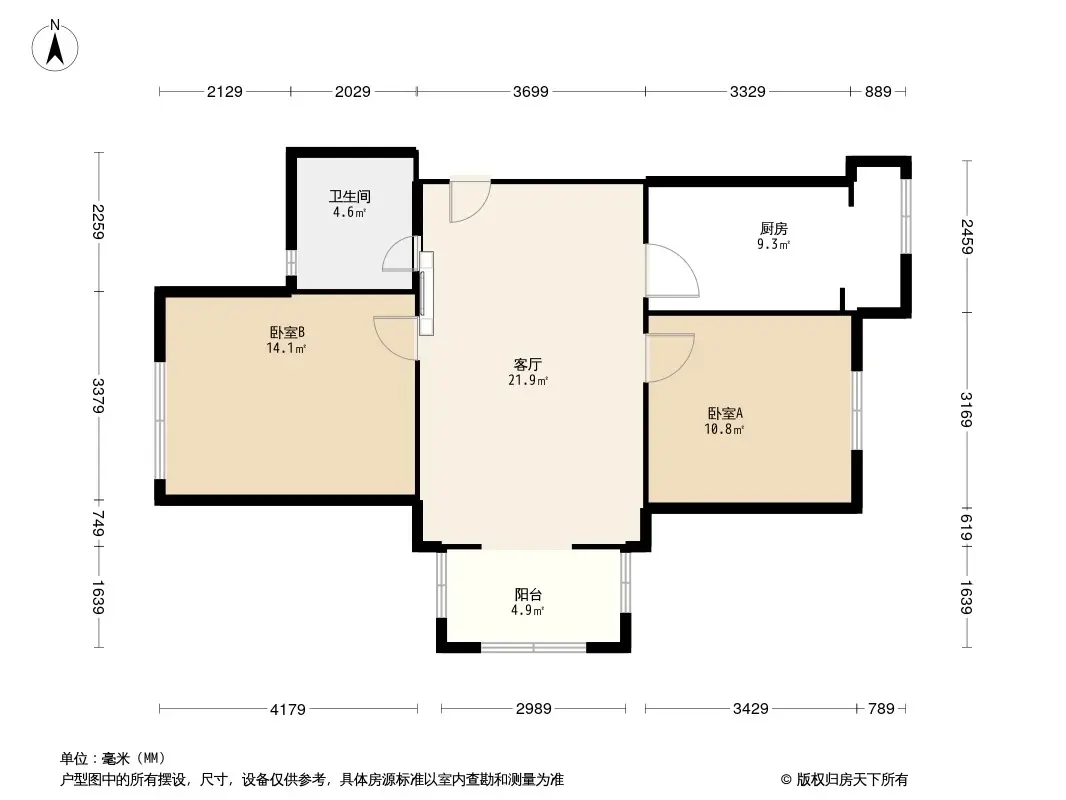 盛达园景水映云顶户型图