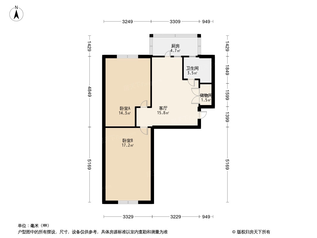 地毯路小区户型图