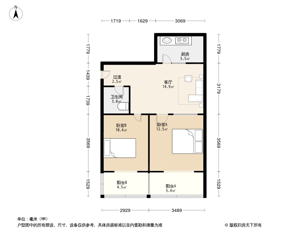 湖新苑户型图