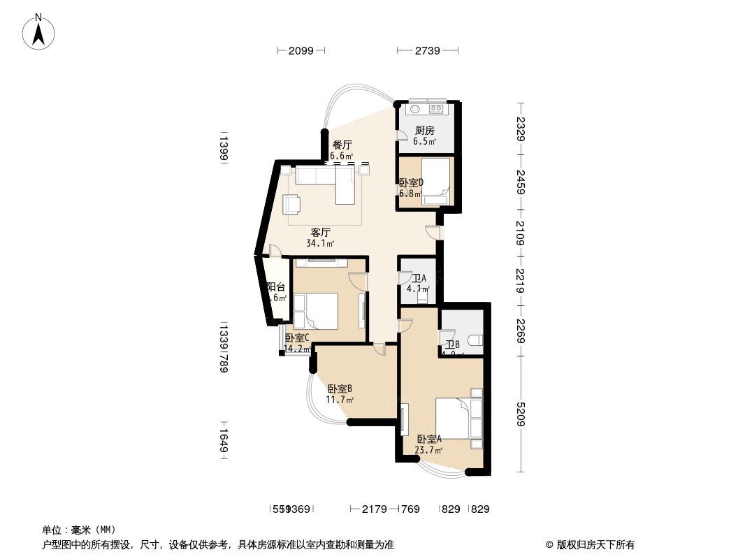 金色港湾户型图