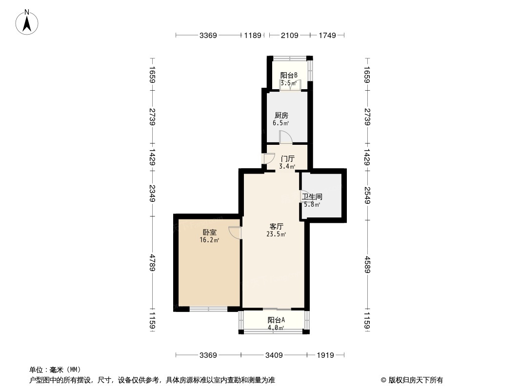 富泰兴公寓户型图