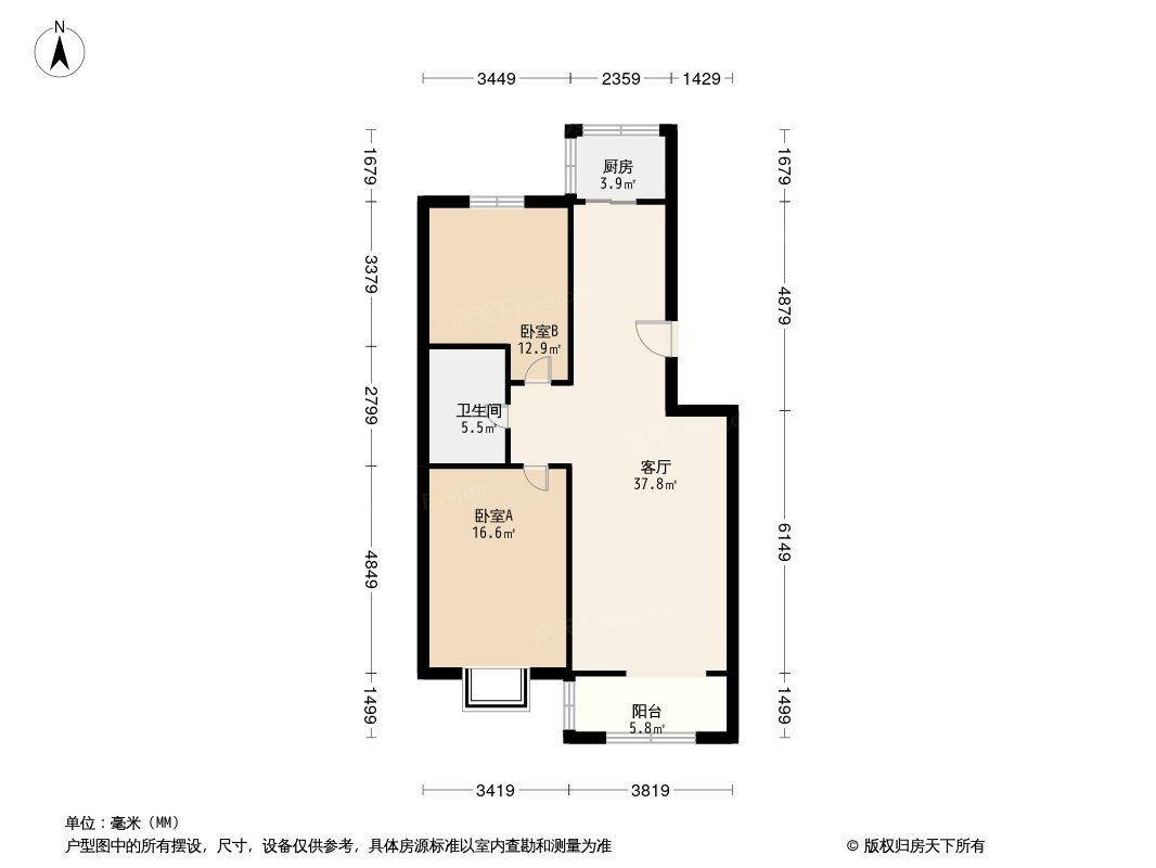 幸福嘉园户型图