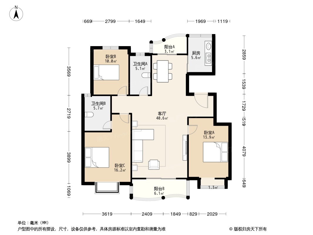 兴东龙腾盛世户型图