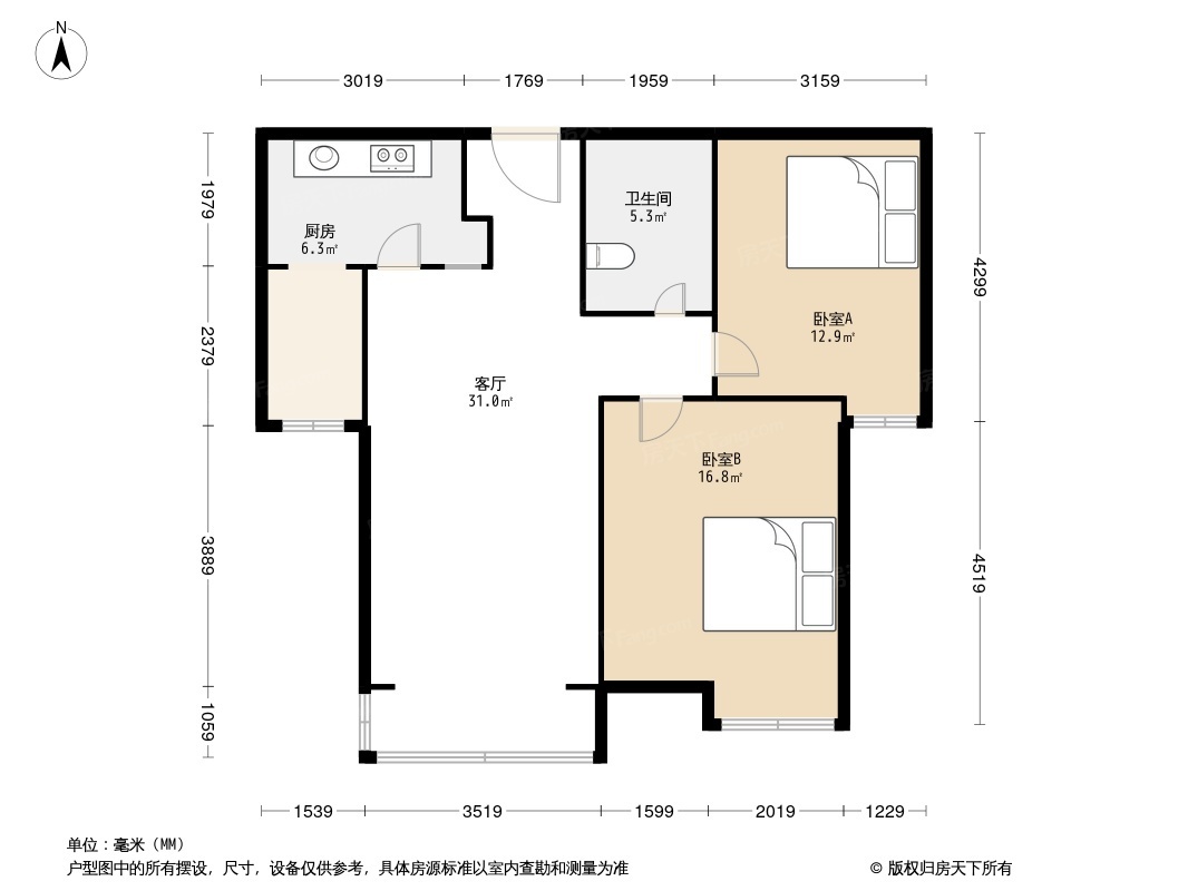 碧桂园滨海城别墅户型图