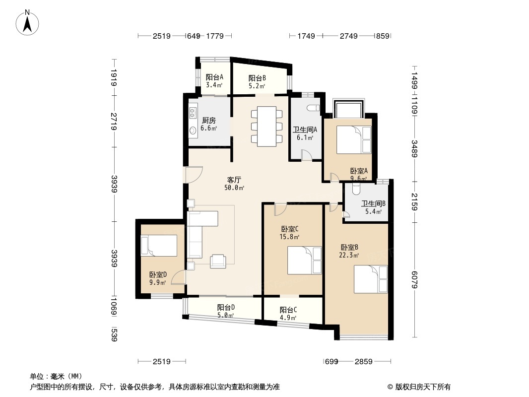 中凯铂宫户型图