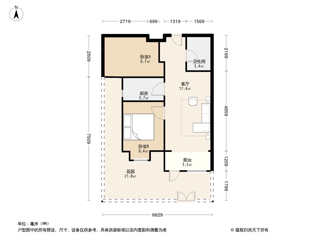 金隅满堂高层户型图