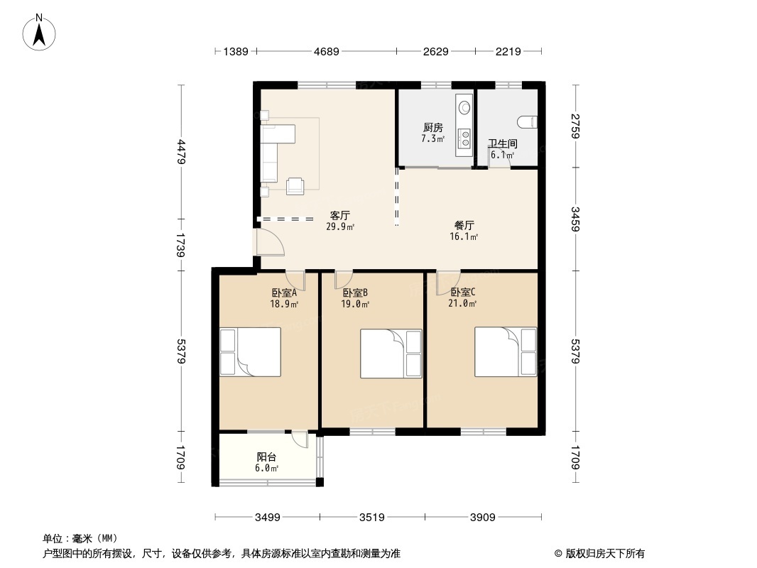 汝河路地税局家属院户型图